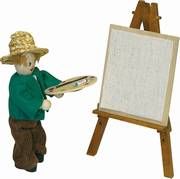 Staffelei mit Skizzenbaltt