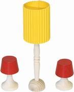 Stehlampe & 2 Nachttischlampen