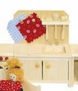 Kchenschrank mit Lffelboard